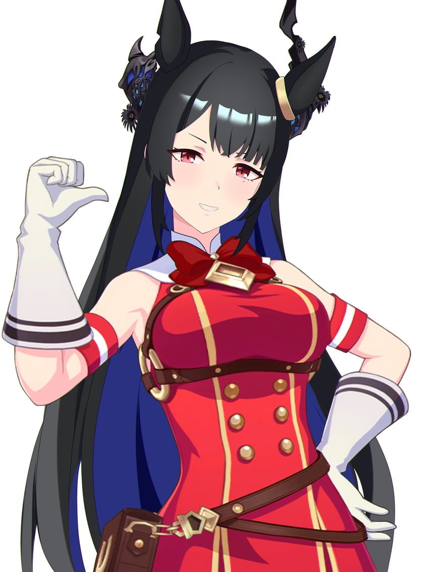 gold ship and nerissa ravencroft (hololive and 2 more) drawn by ryuuki_(artist)