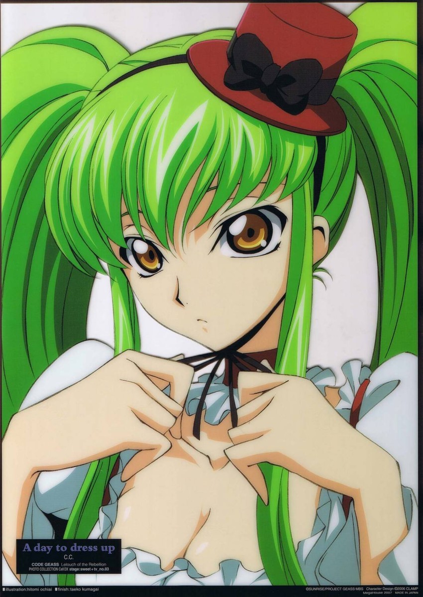 c.c. (code geass) drawn by kumagai_taeko and ochiai_hitomi