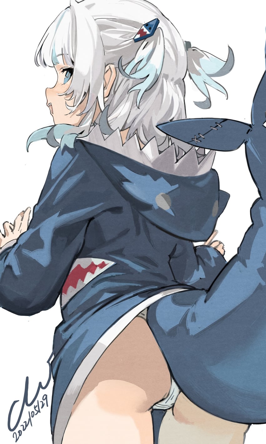 gawr gura (hololive and 1 more) drawn by xiao_chichi