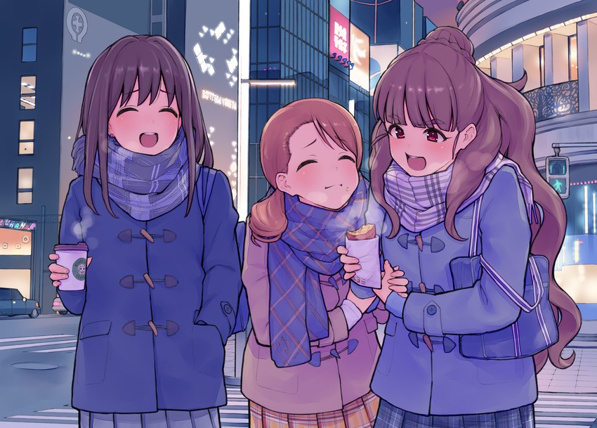shibuya rin, hojo karen, kamiya nao, and ichihara nina (idolmaster and 2 more) drawn by morimiya_masayuki