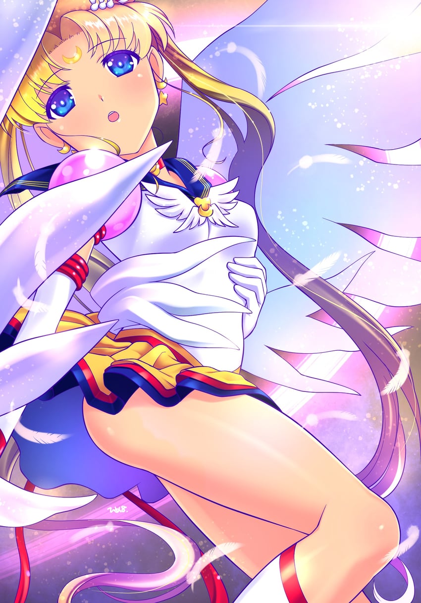 tsukino usagi, sailor moon, and eternal sailor moon (bishoujo senshi sailor moon and 1 more) drawn by himehachi_(hime8manga)