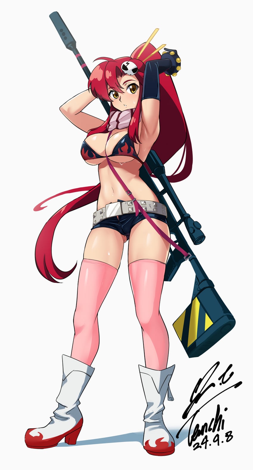 yoko littner (tengen toppa gurren lagann) drawn by yoo_tenchi