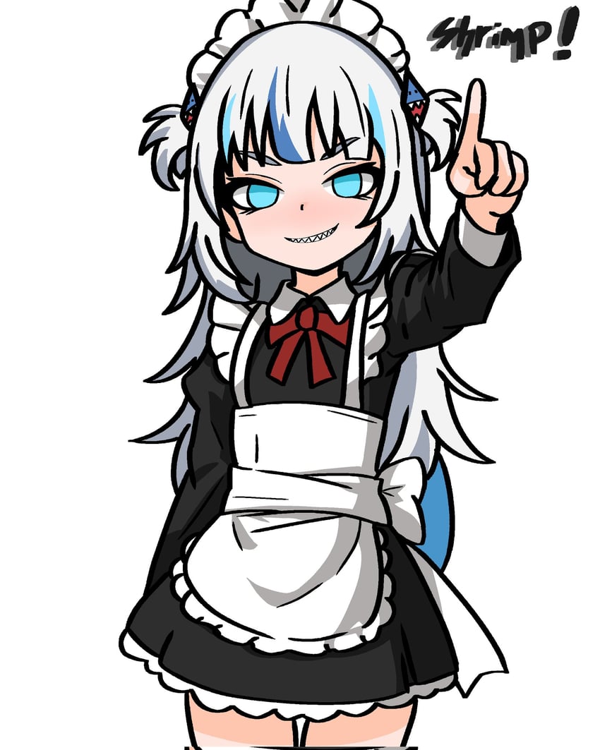 gawr gura (hololive and 1 more) drawn by becauseimajinx