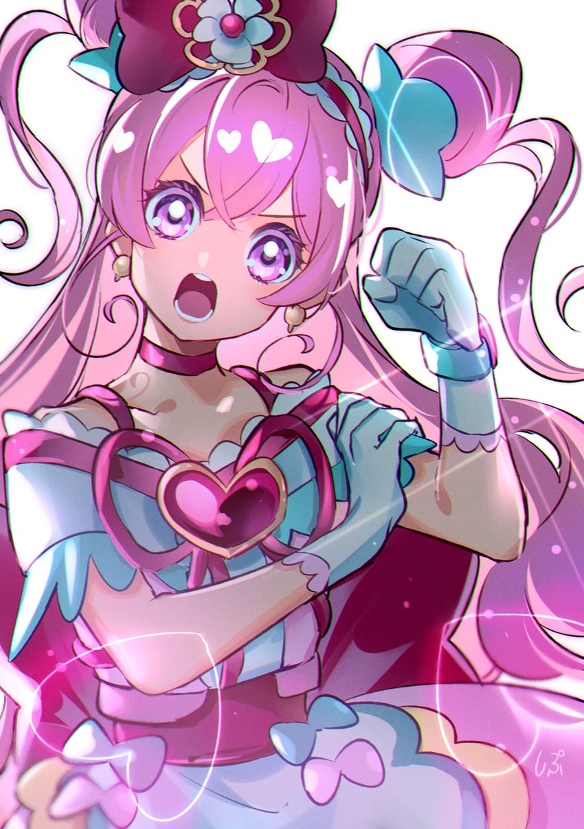 nagomi yui and cure precious (precure and 1 more) drawn by shipu_(gassyumaron)