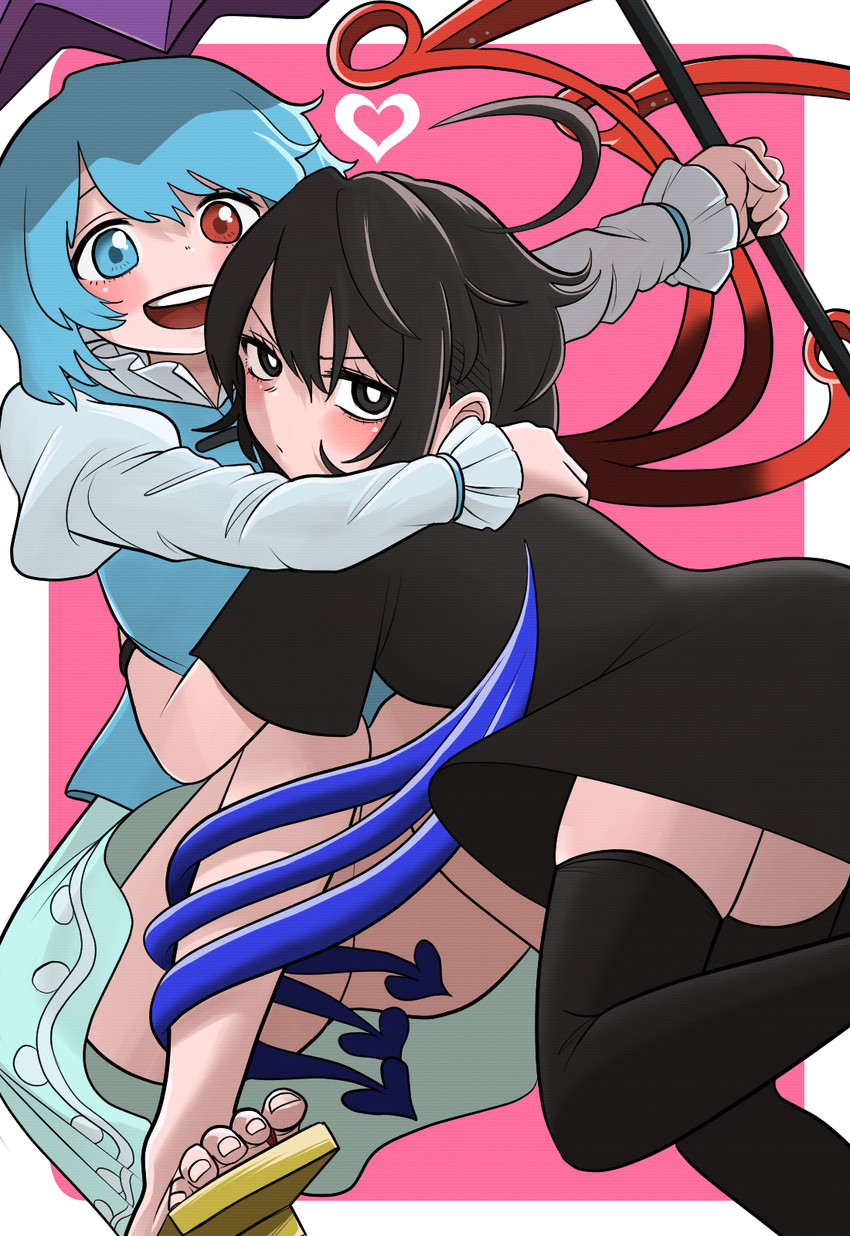 tatara kogasa and houjuu nue (touhou) drawn by samu_(celery18)