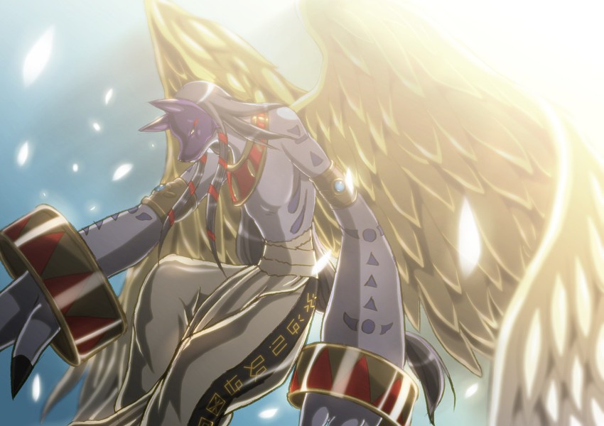 anubimon (digimon) drawn by tako_kagerou