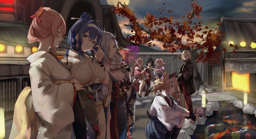 idw, dp-12, type 100, r93, mg5, and 3 more (girls' frontline) drawn by sakippo_(sakippo0)