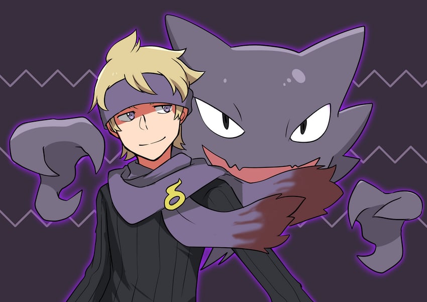 haunter and morty (pokemon and 1 more) drawn by xxxkanno08xxx