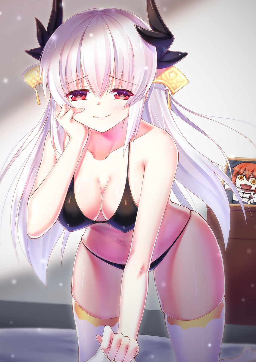 fujimaru ritsuka and kiyohime (fate and 1 more) drawn by iro_ame_(amewaagada)