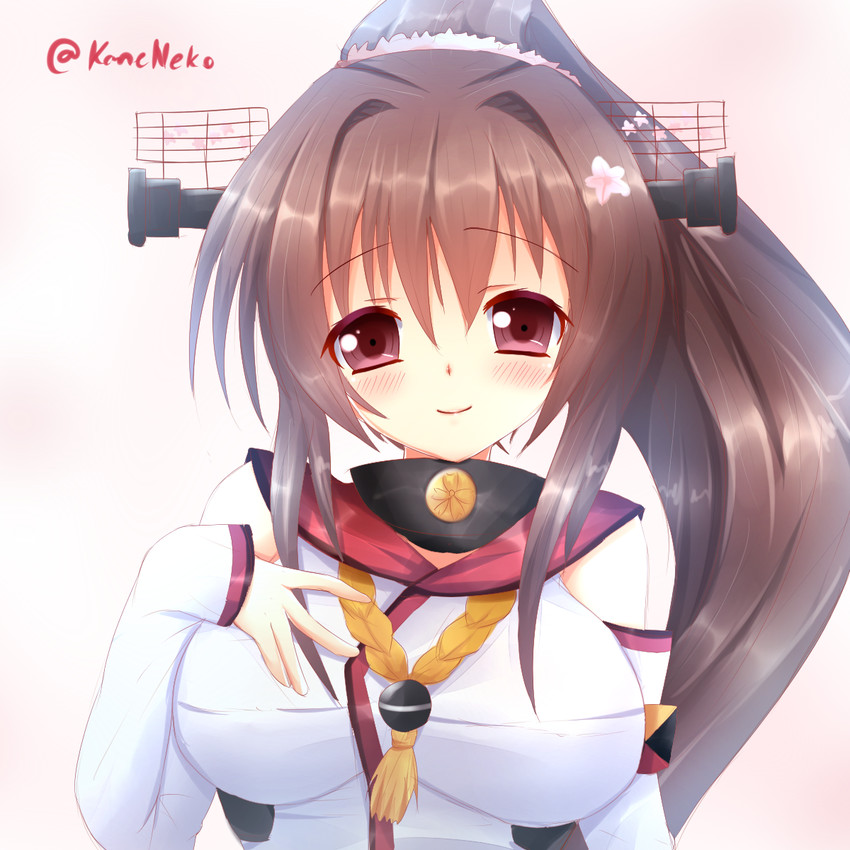yamato (kantai collection) drawn by kane-neko