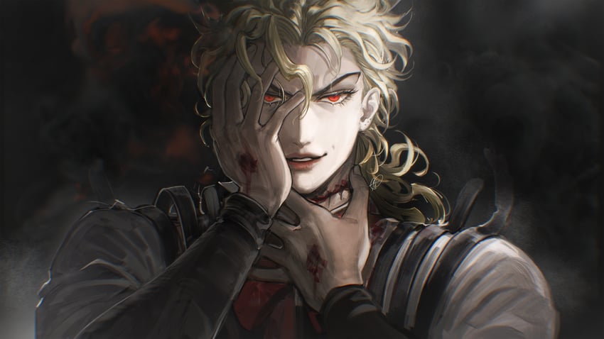 dio brando (jojo no kimyou na bouken and 1 more) drawn by takashi_(huzakenna)