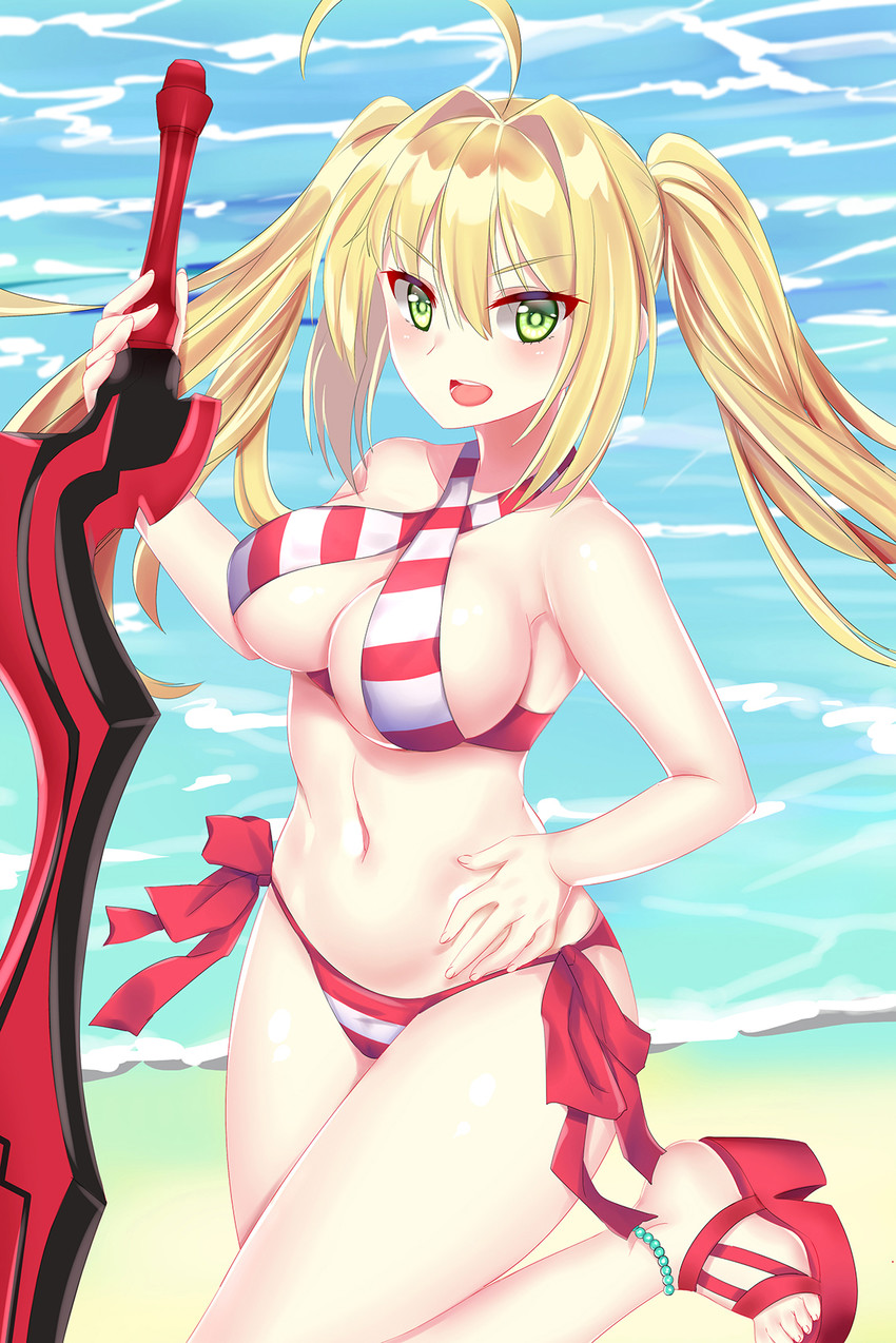nero claudius (fate and 1 more) drawn by cang_se_ye_hua