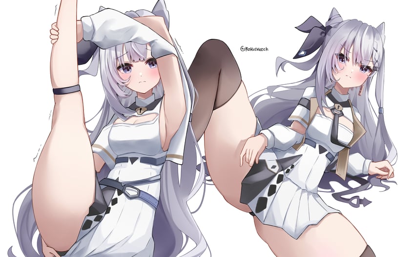 vestia zeta (hololive and 1 more) drawn by rokusketch