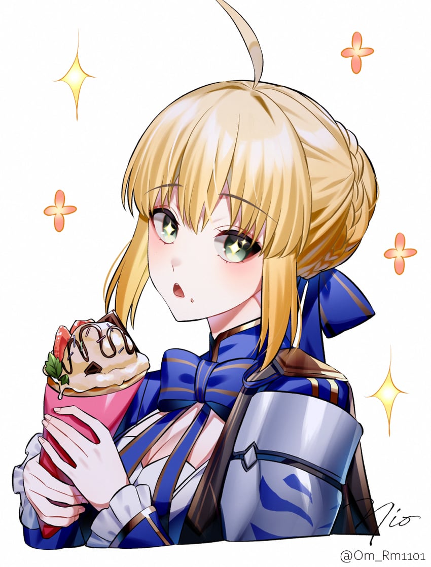 artoria pendragon and saber (fate and 3 more) drawn by om_rm1101