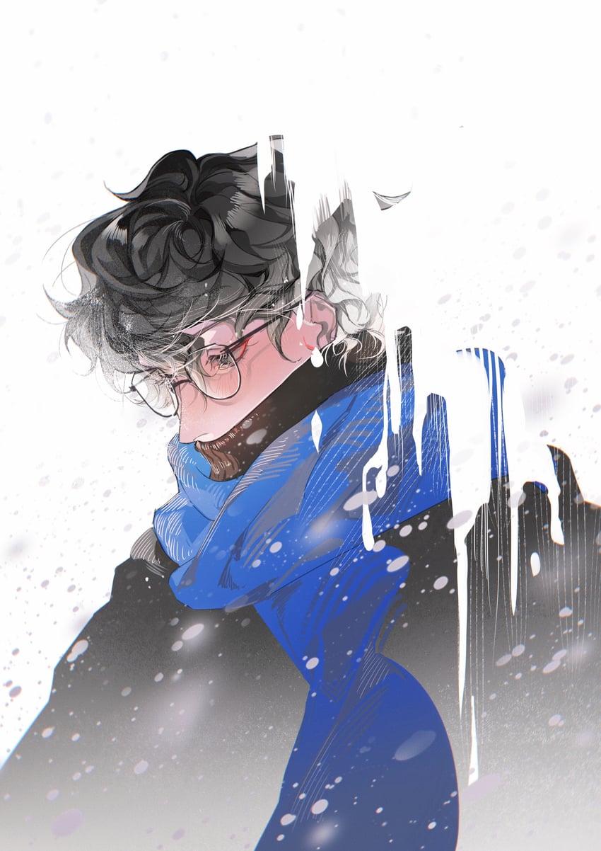 amamiya ren (persona and 1 more) drawn by baicumikuo