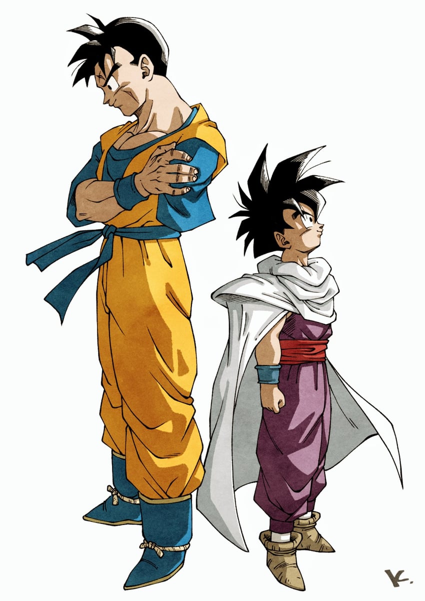 son gohan (dragon ball and 1 more) drawn by kakeru_(dbskakeru)
