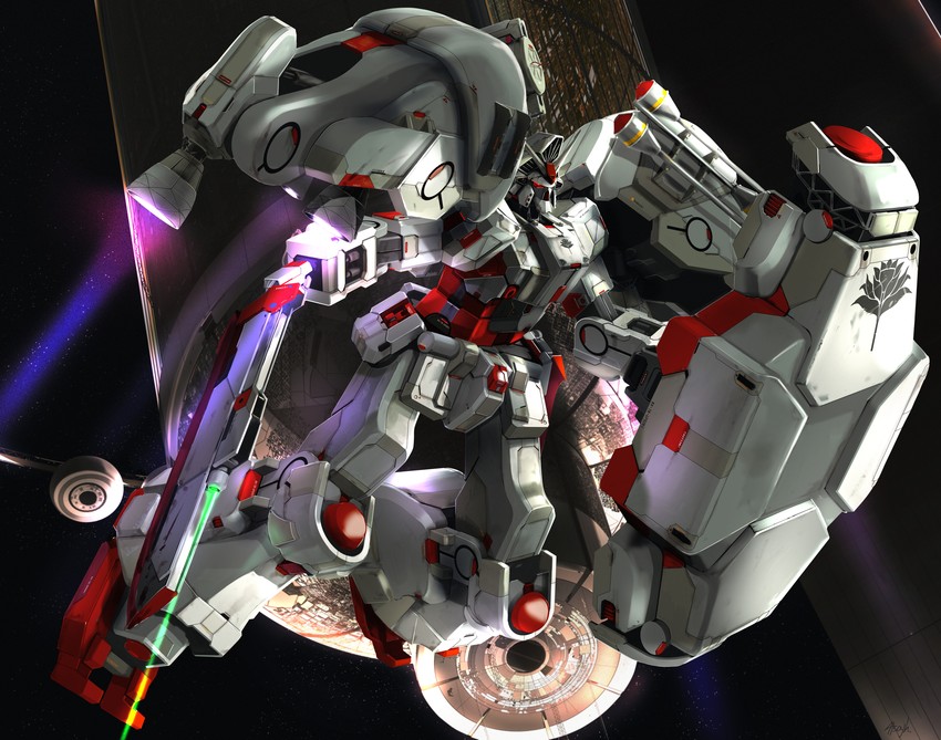 gundam gp-02 physalis (gundam and 1 more) drawn by atsajh