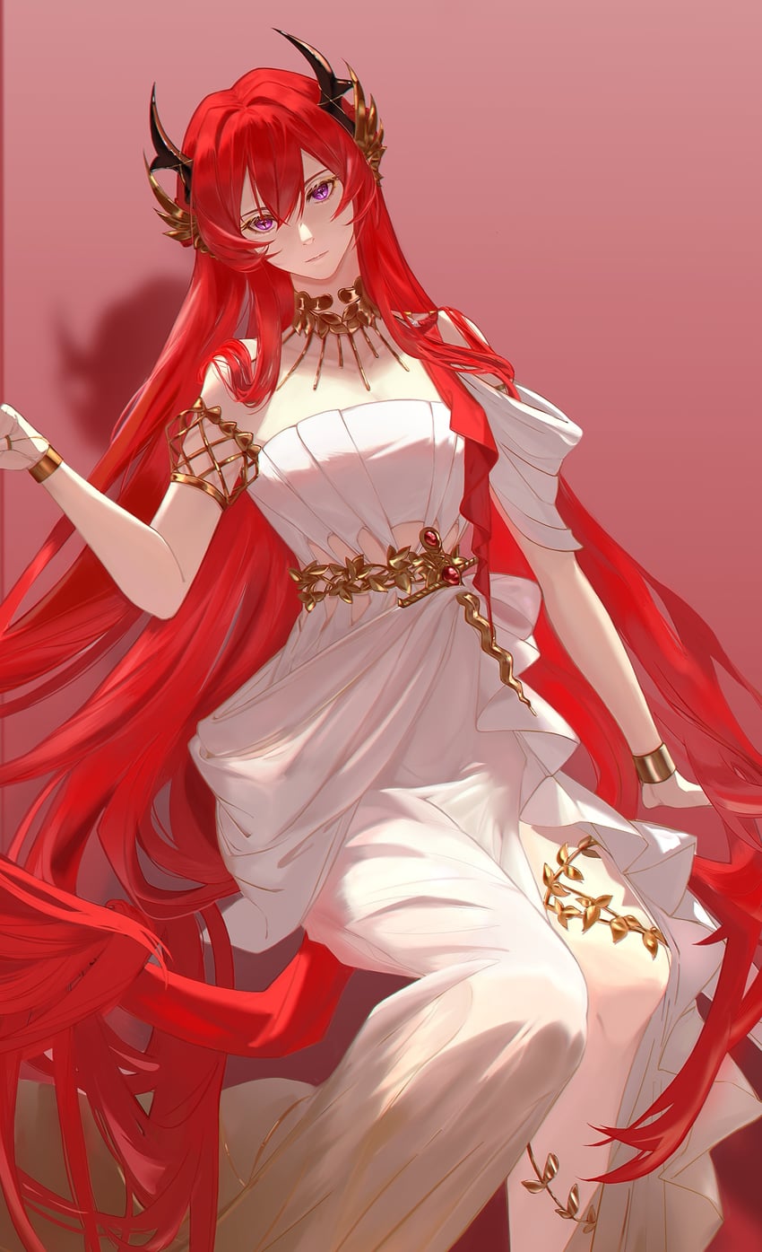 surtr (arknights and 1 more) drawn by tonov_(hei)