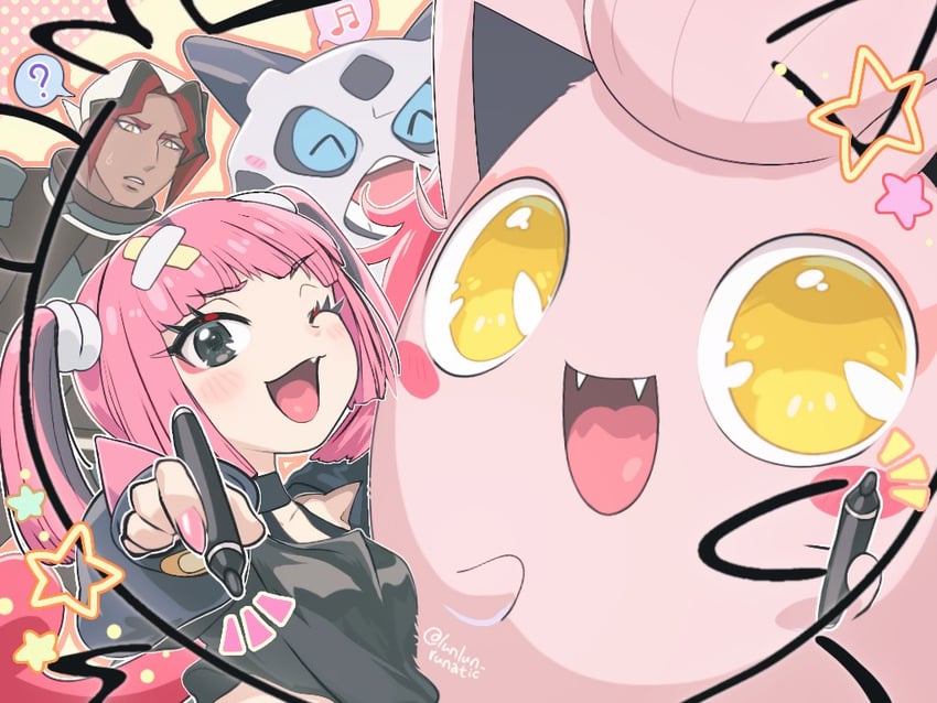 coral, glalie, scream tail, and sidian (pokemon and 1 more) drawn by runachikku