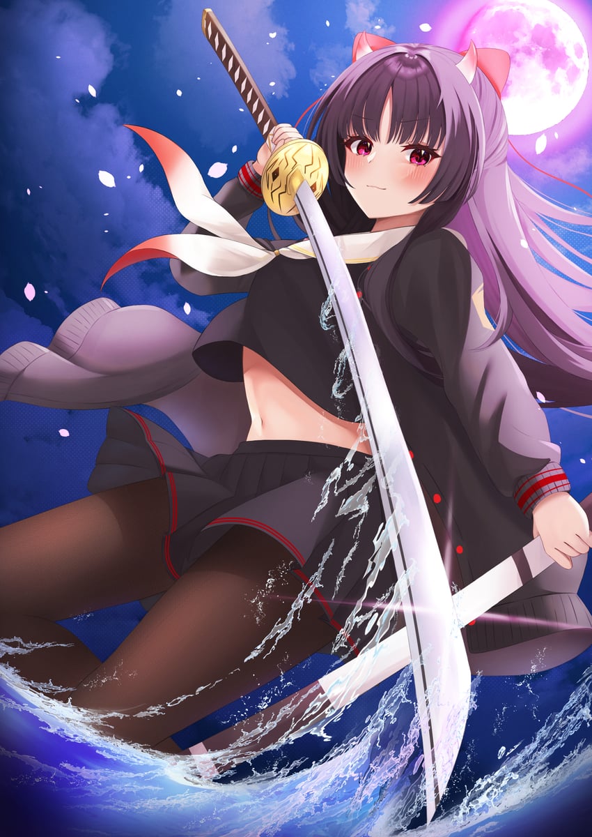 sakawa (azur lane) drawn by elegant_(sumisumi4268)