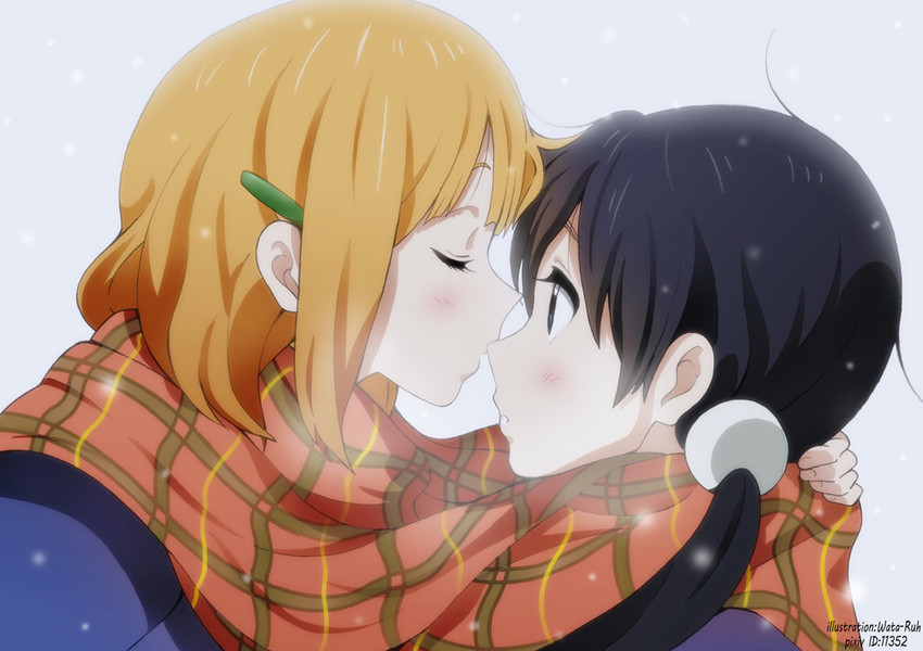 kitashirakawa tamako and tokiwa midori (tamako market) drawn by yamasaki_wataru