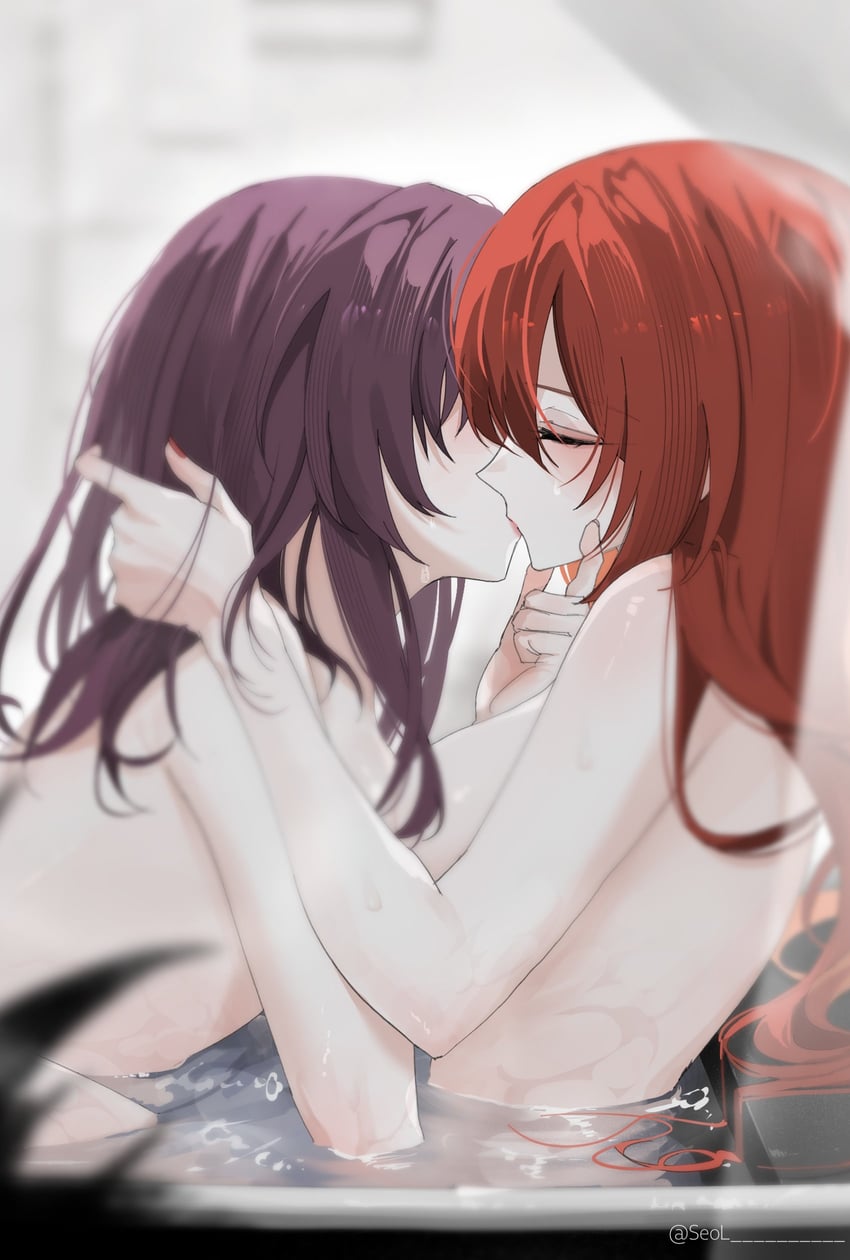 kafka and himeko (honkai and 1 more) drawn by seol_(baconontheclock)