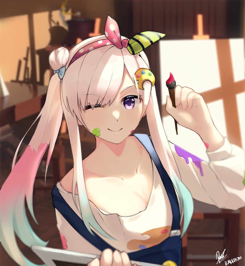 airani iofifteen (hololive and 1 more) drawn by rakkhun