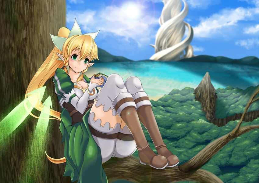 leafa (sword art online) drawn by ono_kono_to