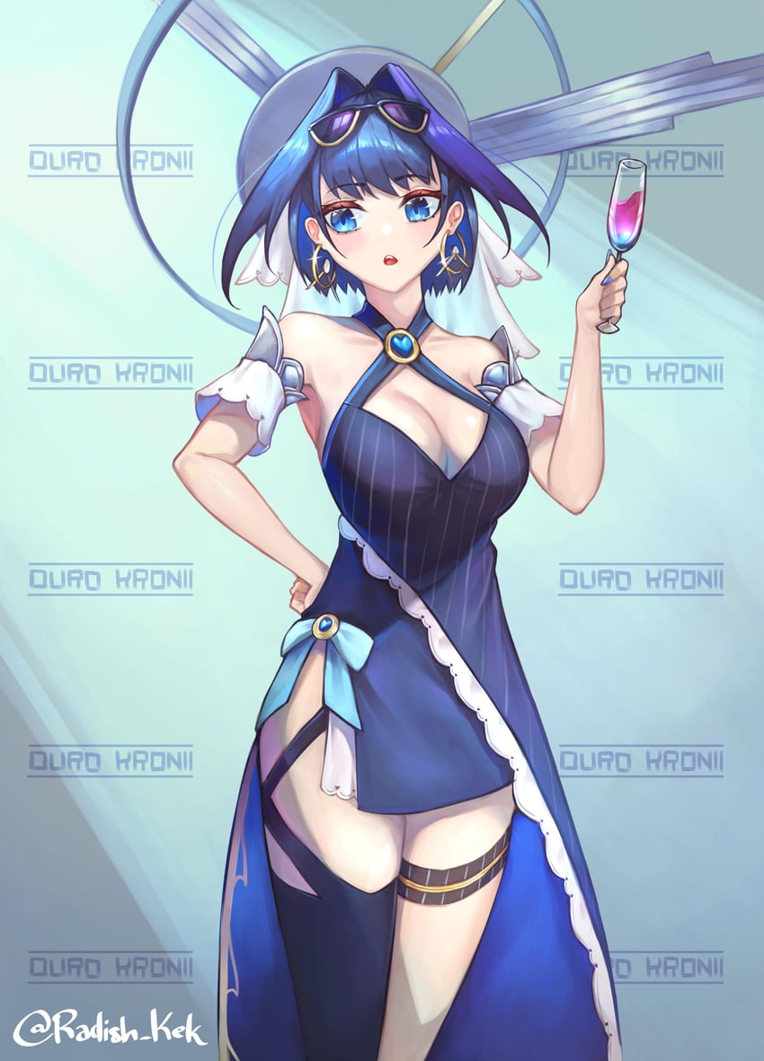 ouro kronii (hololive and 1 more) drawn by radishkek