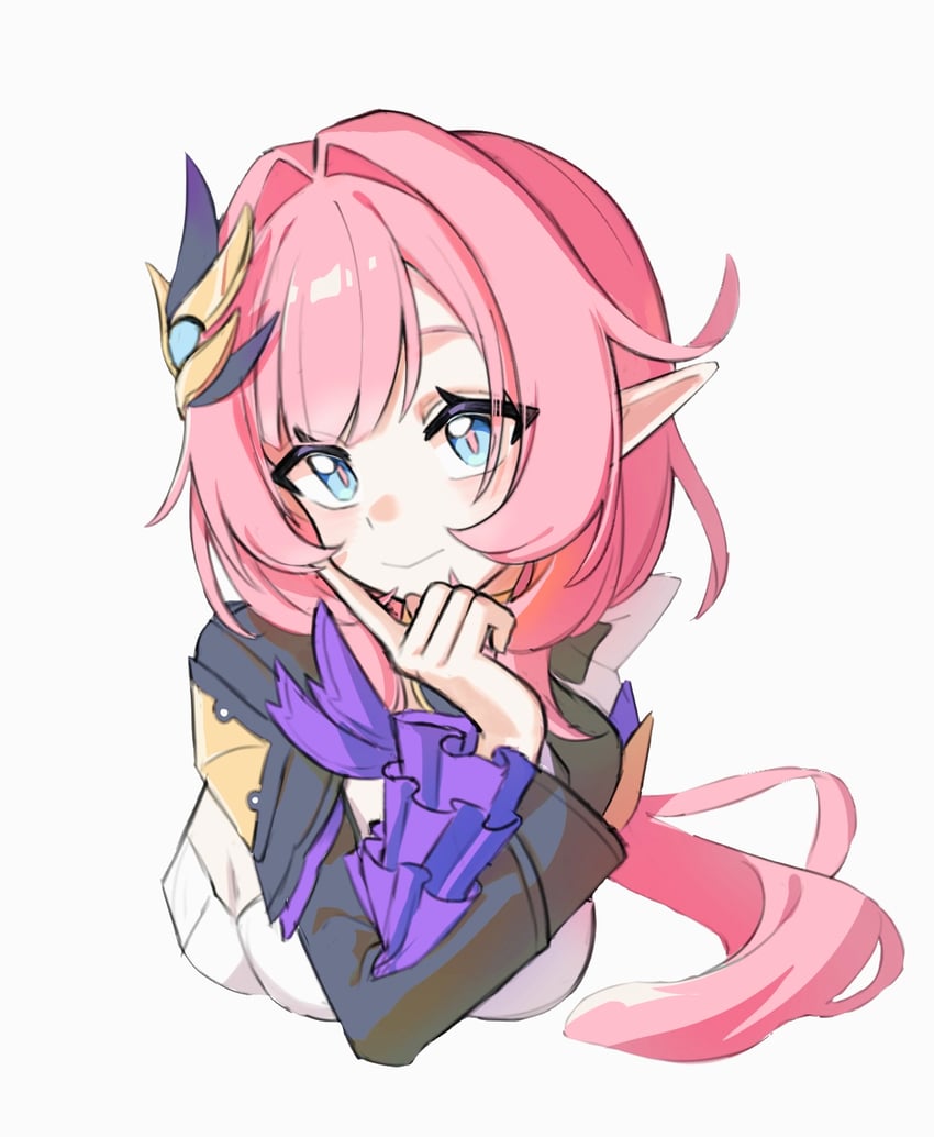 elysia (honkai and 1 more) drawn by mi_(27782900)
