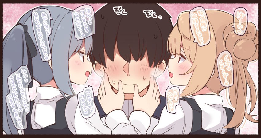 admiral, kasumi, michishio, kasumi kai ni, and michishio kai ni (kantai collection) drawn by suzuki_toto