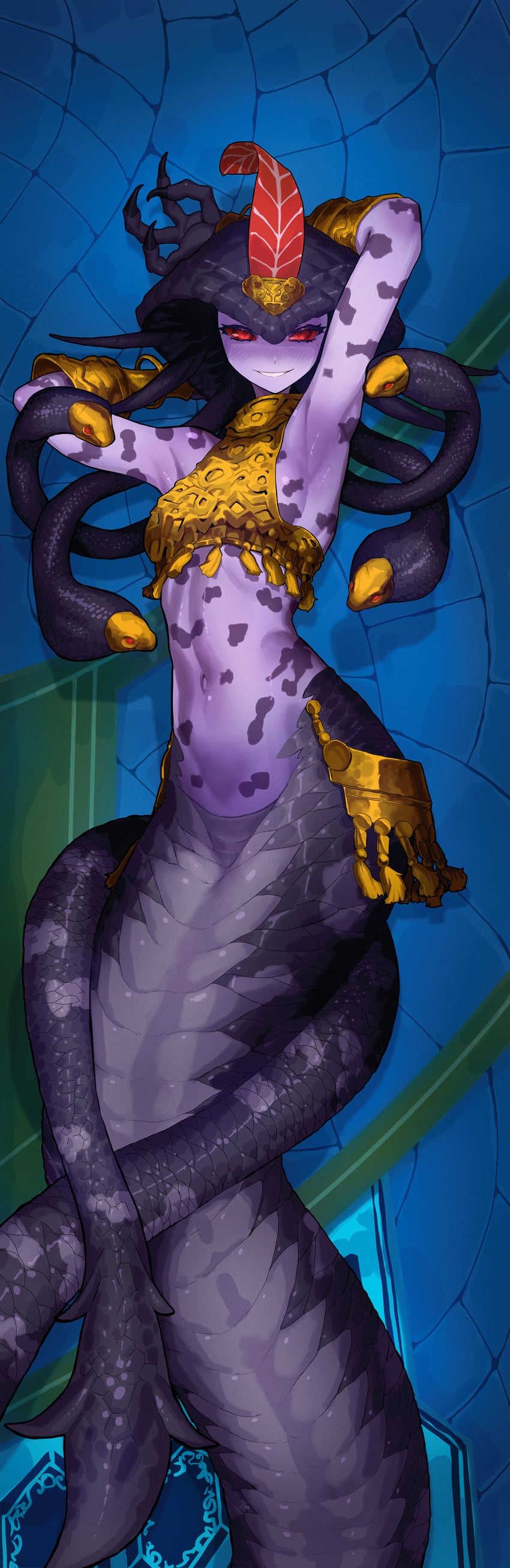 melusine (final fantasy and 2 more) drawn by ekrea_jan
