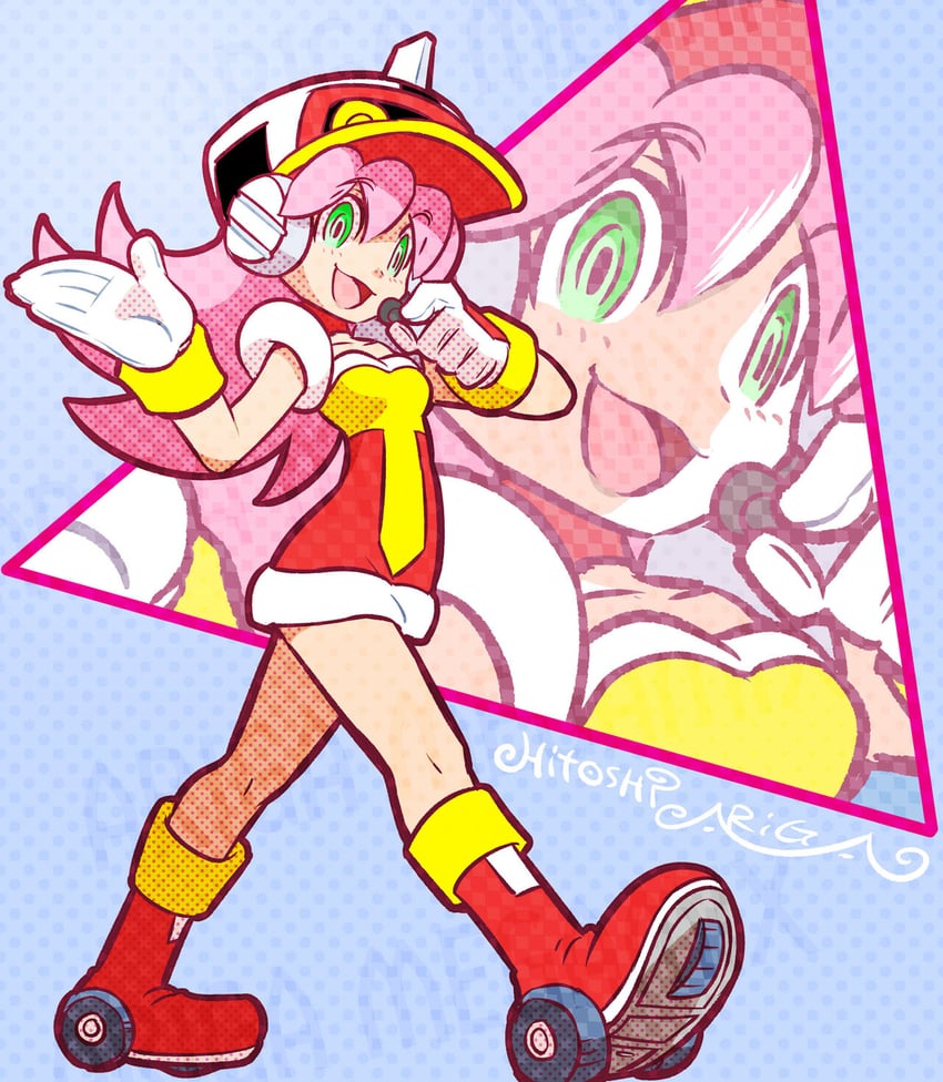 plum (mega man and 2 more) drawn by ariga_hitoshi