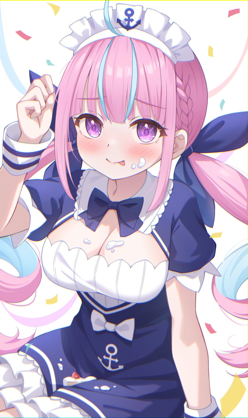 minato aqua (hololive) drawn by keikei_(kitty_colors)