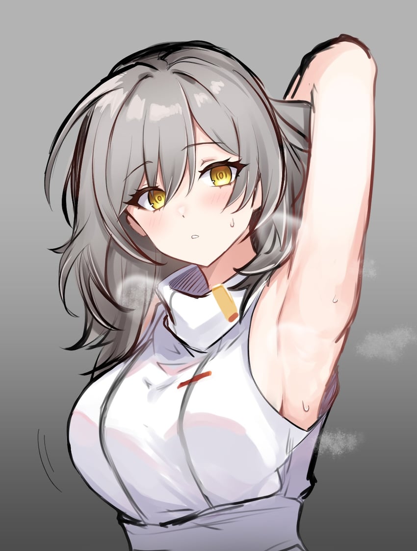 trailblazer and stelle (honkai and 1 more) drawn by mini2chainz