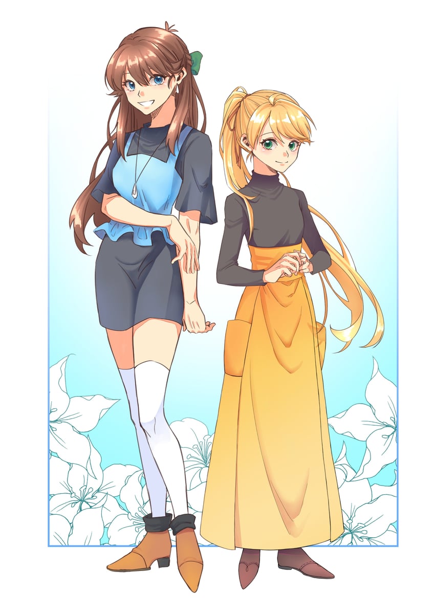 green and yellow (pokemon and 1 more) drawn by ayan_ip