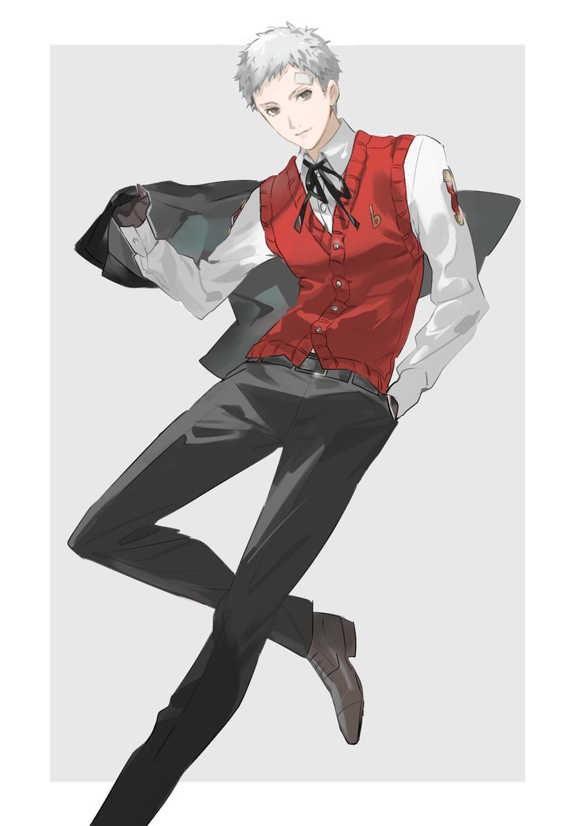 sanada akihiko (persona and 1 more) drawn by prsnmikuro