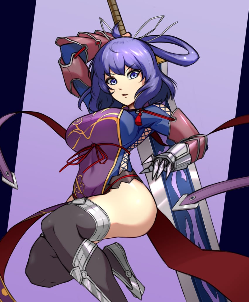 rixia mao (eiyuu densetsu and 2 more) drawn by spottylen