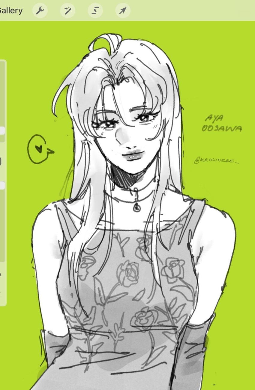 oosawa aya (kininatteru hito ga otoko ja nakatta) drawn by krown_(krownzee_)