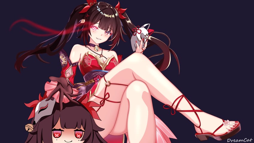 sparkle (honkai and 1 more) drawn by dream.cat