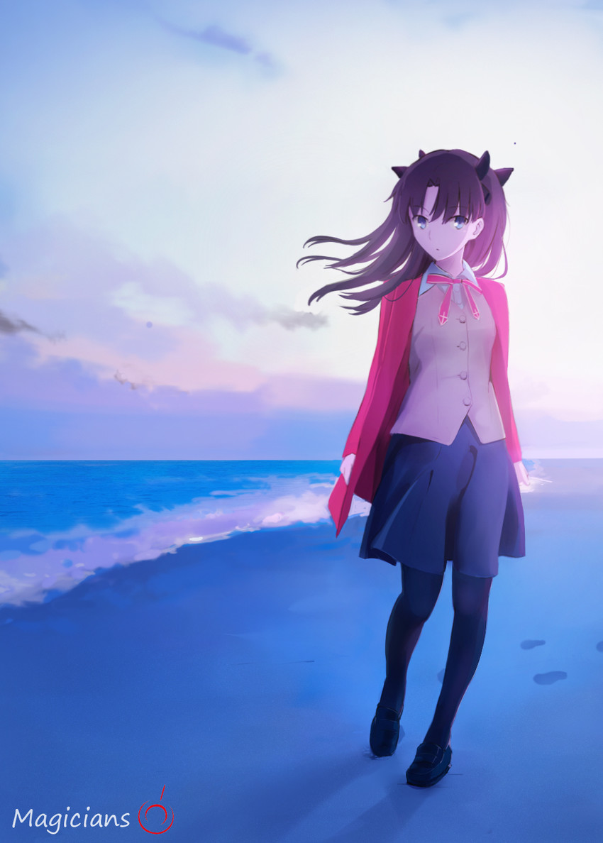 tohsaka rin (fate and 1 more) drawn by magicians_(zhkahogigzkh)