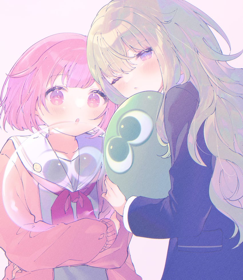 ootori emu, kusanagi nene, and puyo (project sekai and 1 more) drawn by shiguri