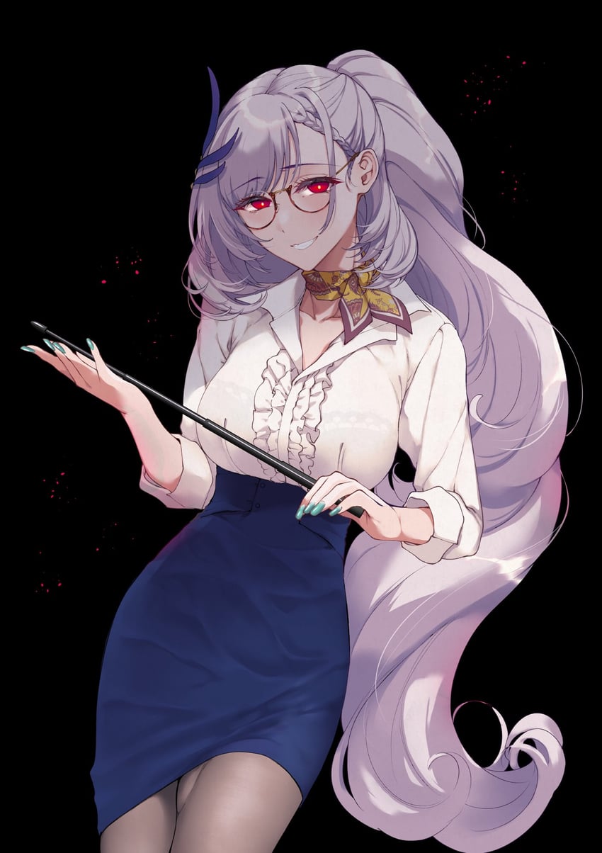 pavolia reine (hololive and 1 more) drawn by pochi_(pochi-goya)
