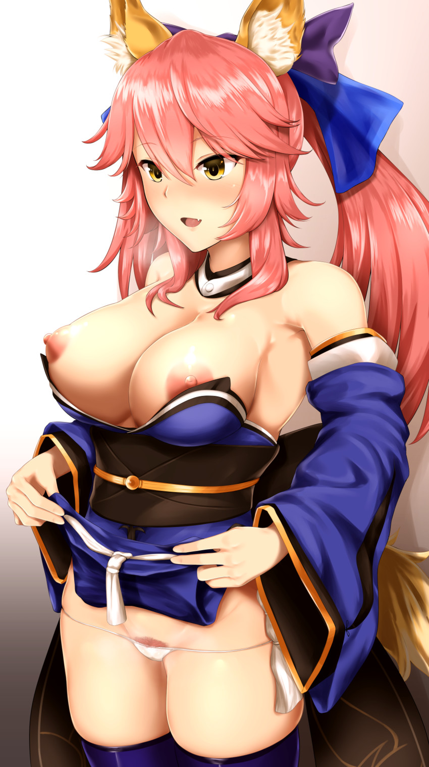tamamo and tamamo no mae (fate and 1 more) drawn by .ronde