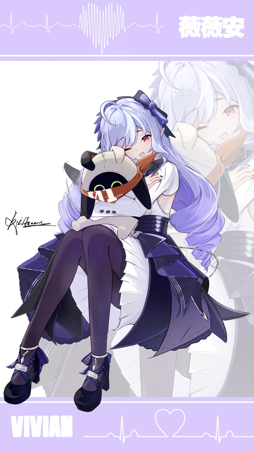 vivian banshee and eous (zenless zone zero) drawn by neet_(jdud2284)