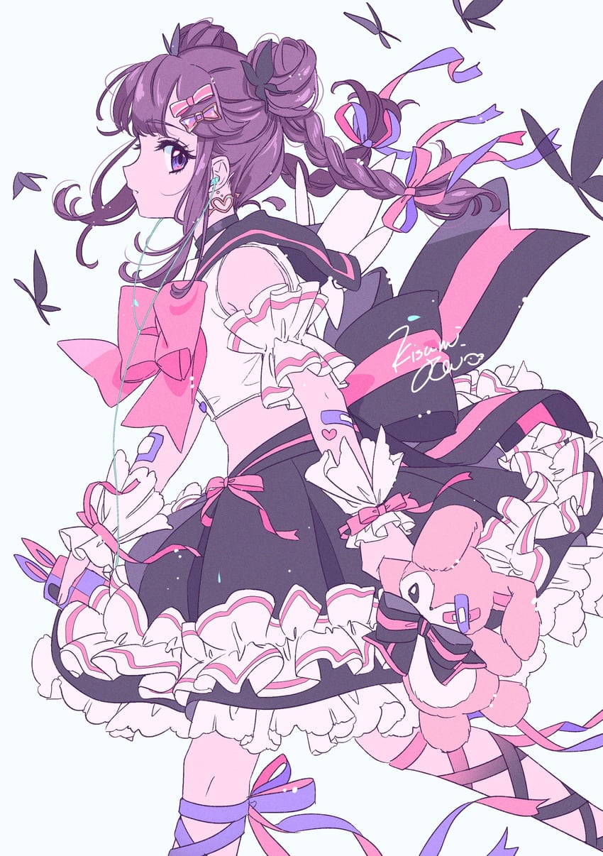 inubousaki shian (denonbu and 1 more) drawn by kisumi_rei