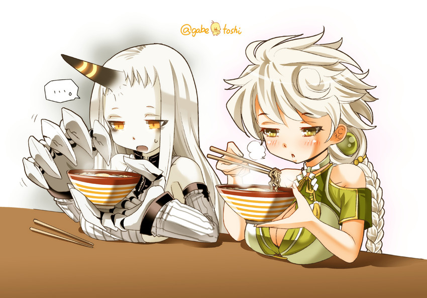 seaport princess and unryuu (kantai collection) drawn by sogabe_toshinori