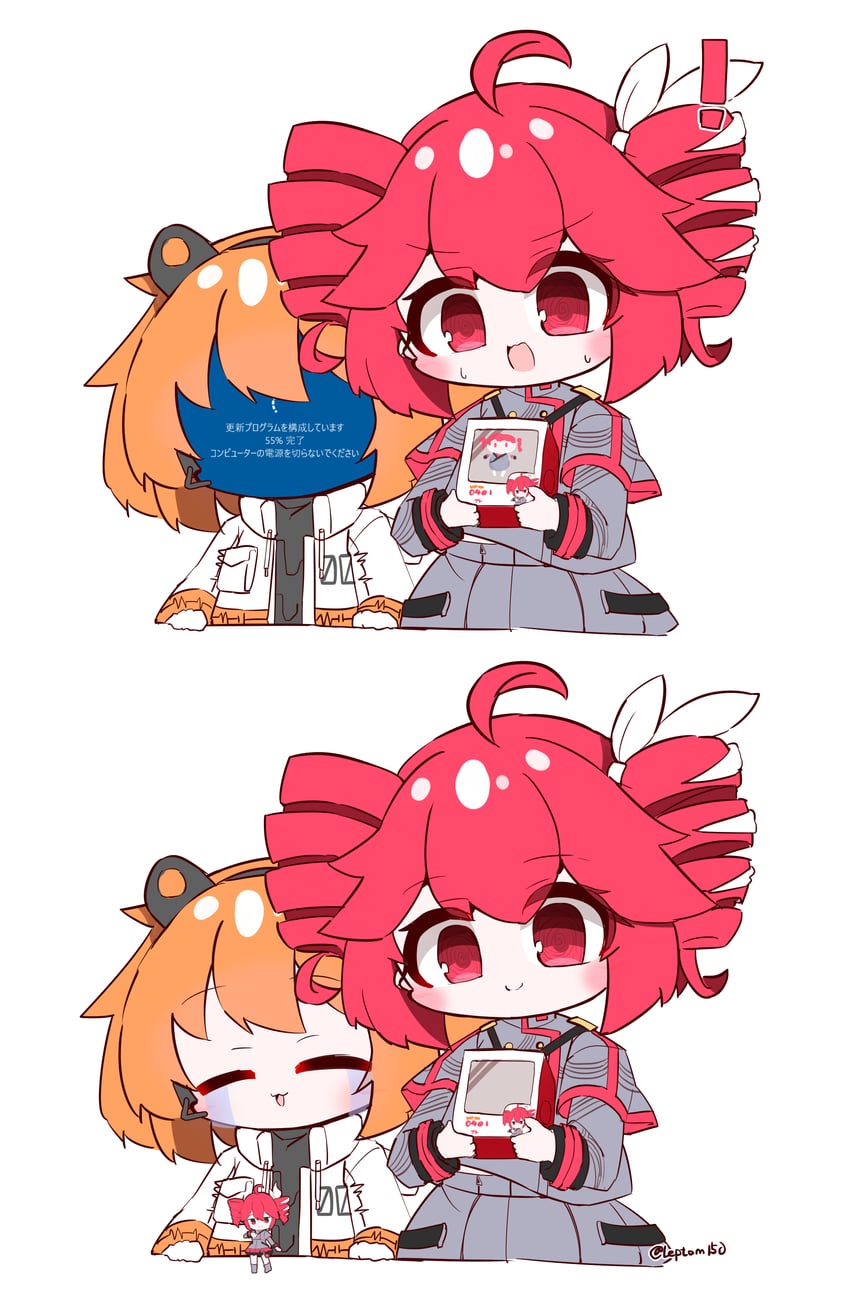kasane teto and adachi rei (utau and 4 more) drawn by leptom150
