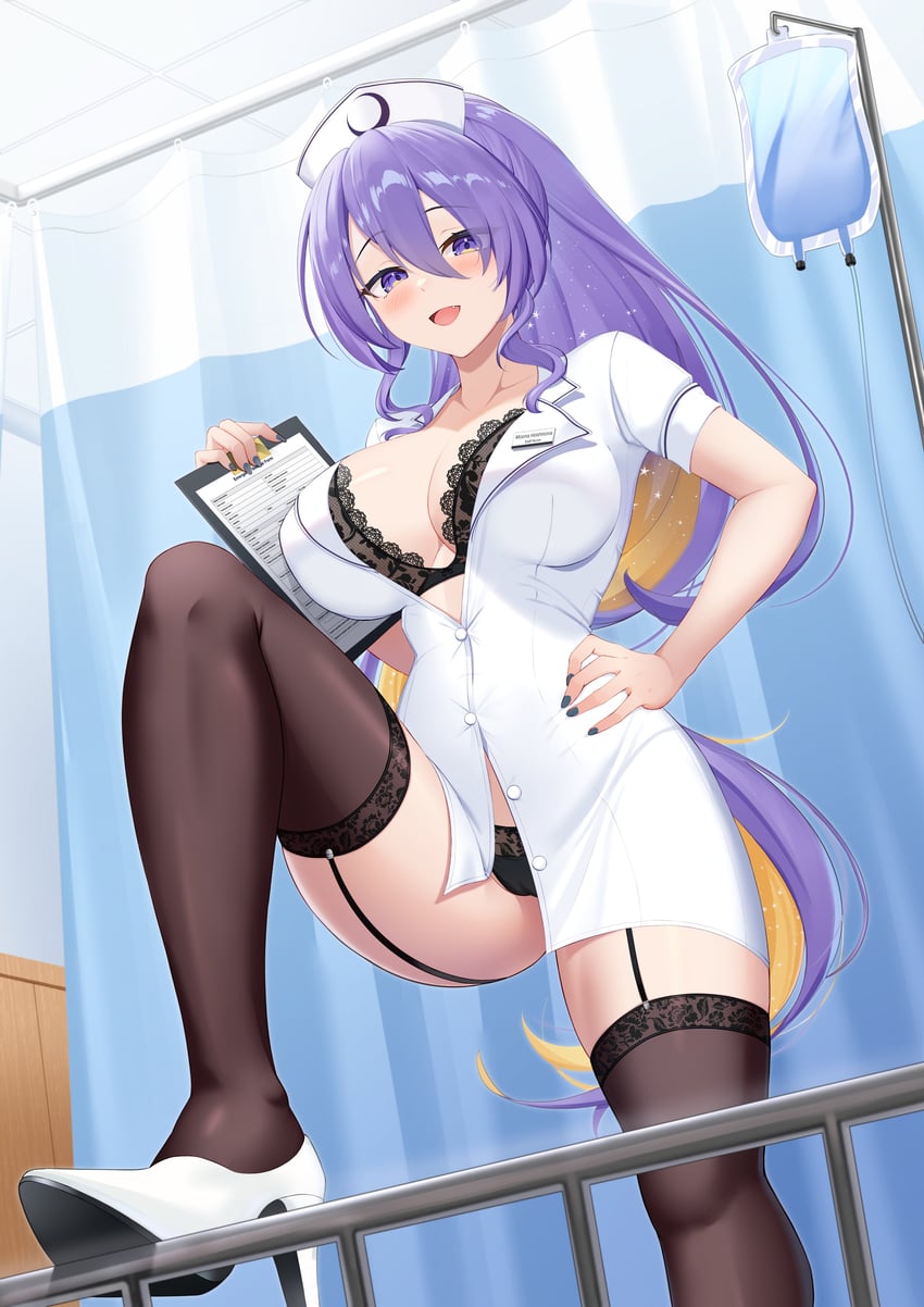 moona hoshinova (hololive and 1 more) drawn by girarikyo