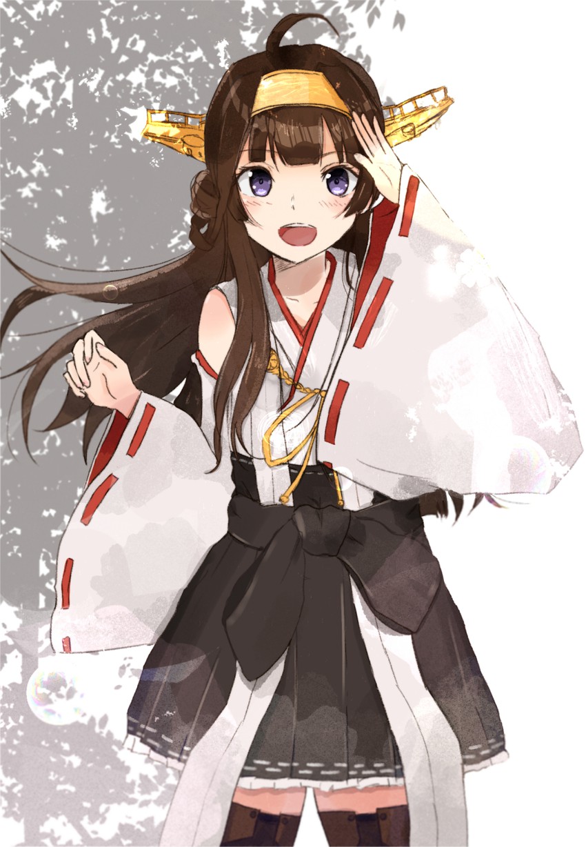 kongou and kongou kai ni (kantai collection) drawn by yukirui_(sruibbt89)